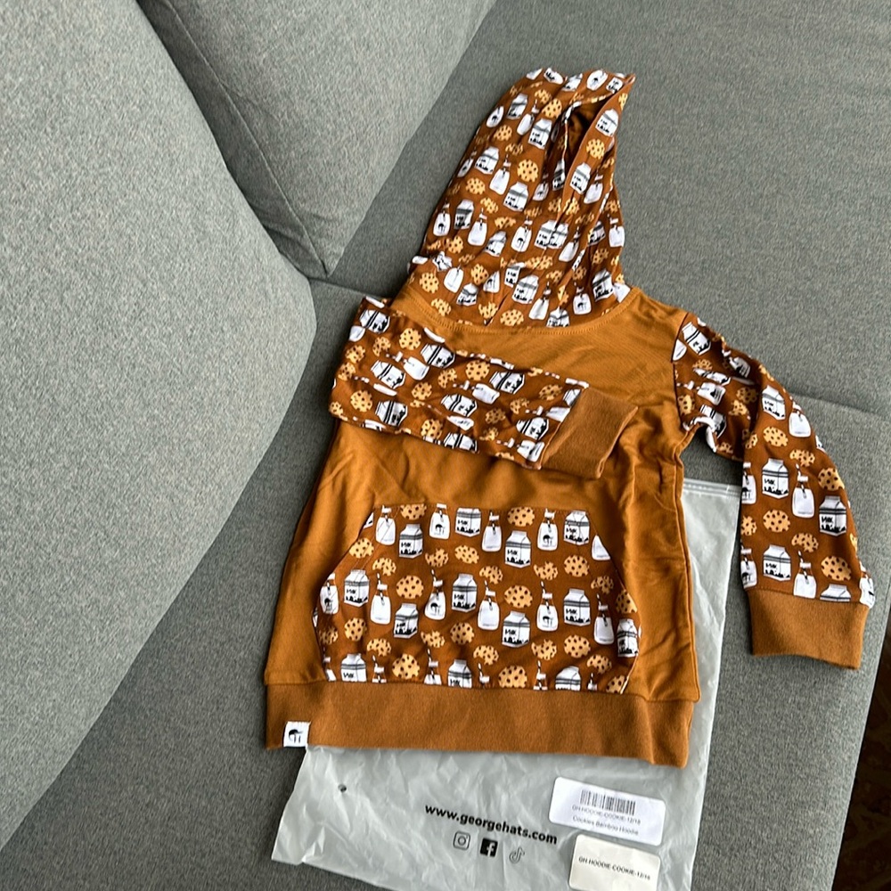 George hats bamboo hoodie 12 to 18 months